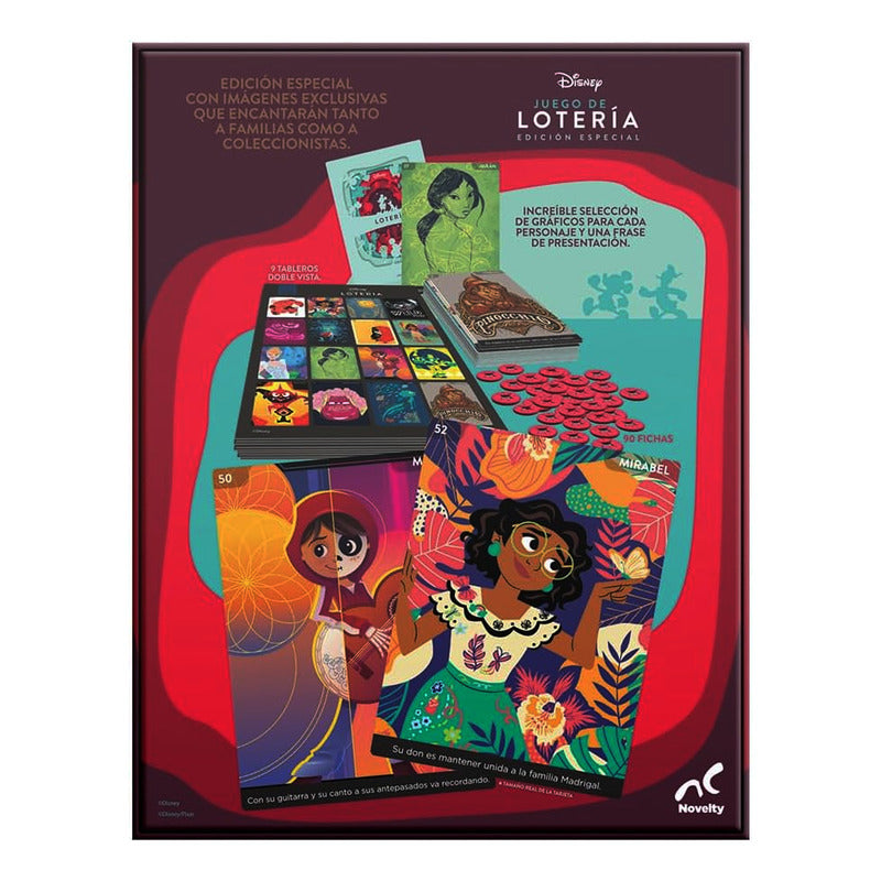 Lotería Edición Especial Disney Mod. Jca-4380 Marca Novelty®