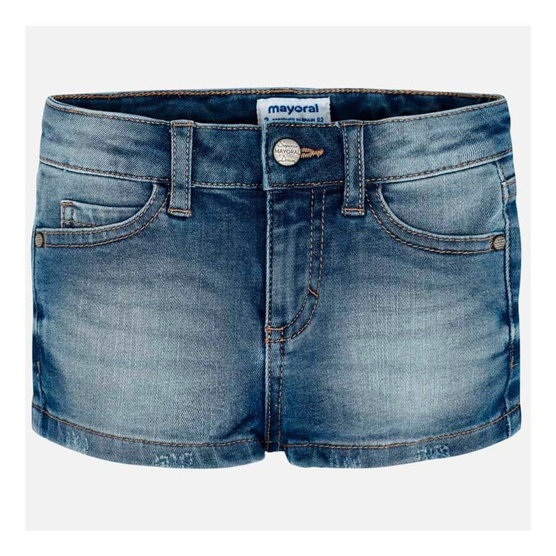 Short De Mezclilla Para Niña Mod.236 Marca Mayoral®