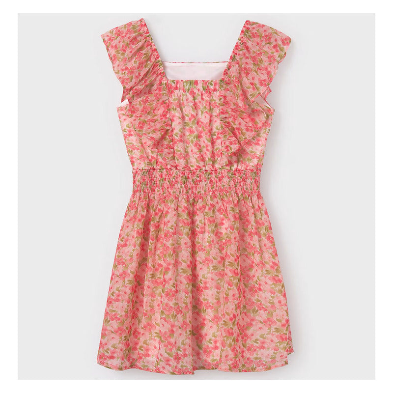 Vestido De Niña Mod.6447 Flamingo Marca Mayoral®