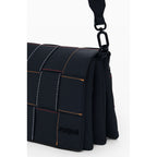 Bolso Trenzado Para Mujer Mod.25saxpar/2000 Marca Desigual® Negro Trenzado Níquel
