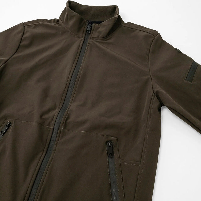 Chamarra Softshell De Hombre Mod. Cw90-pol8728 Greenlander® Marrón G Lisa