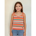 Blusa Corta Tejido Rayas Para Niña Mod.21g-1003al Losan®