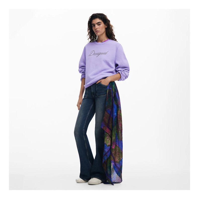 Pashmina Ligera Suave Casual Para Mujer Marca Desigual® Multicolor 25sawa20/3017 Unitalla