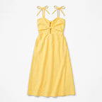 Vestido Largo Casual Para Mujer Mod.80075 Marca Stop® Amarillo Lisa M