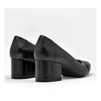 Zapatilla Semi Formal 5.5cm Para Mujer 137506 Marca Flexi® Negro Liso 23 Mx