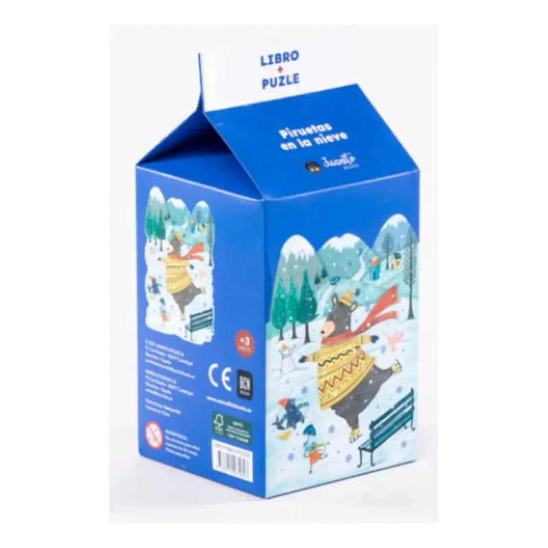 Piruetas En La Nieve / Libro + Puzle, De Juanito Books, Vol. 1. Editorial Juanito Books, Tapa Dura (2025)