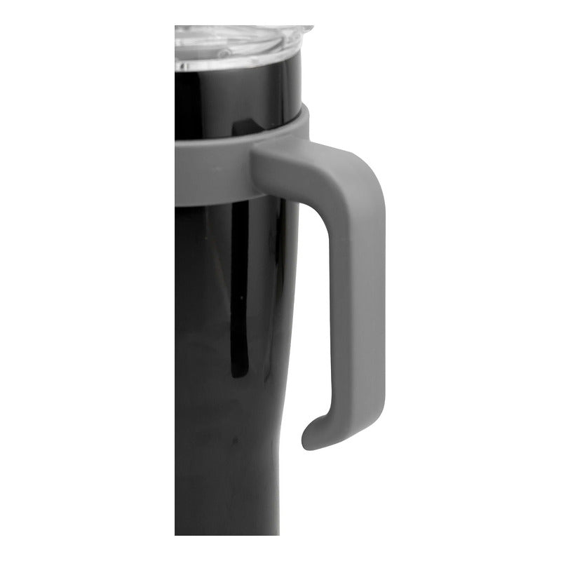 Termo Doble Pared Acero Inoxidable Con Asa/popote 1.2l Nuvó®