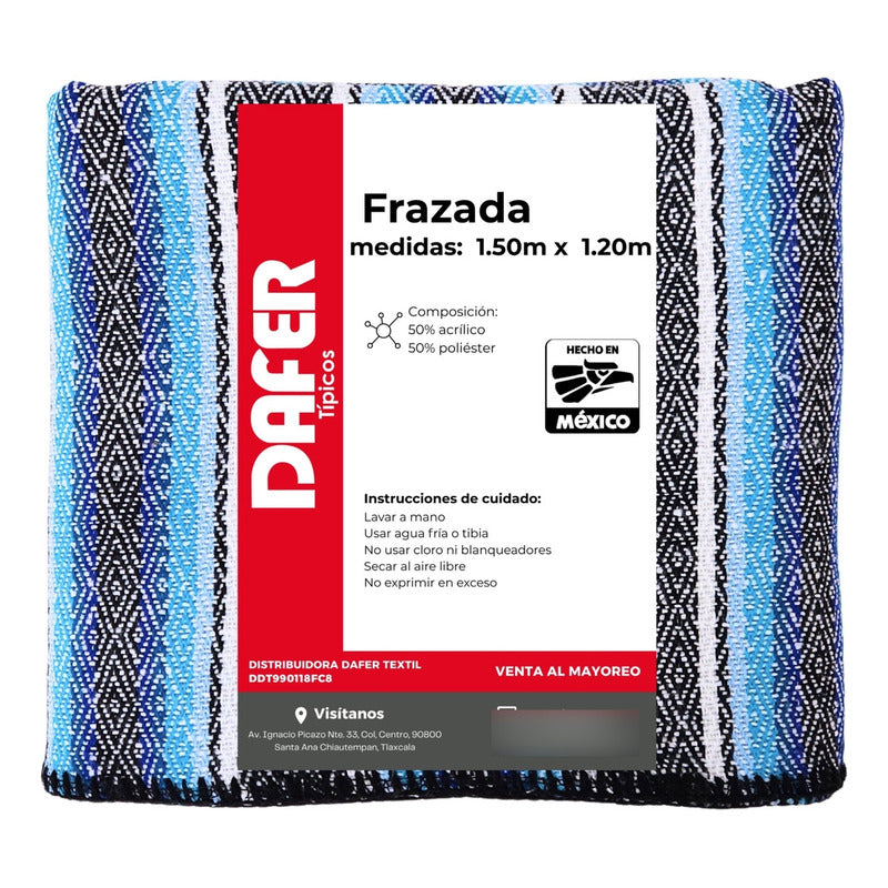 Frazada De Acrilico Afelpada Multiusos 1.20m X 1.50m Mod. Ac
