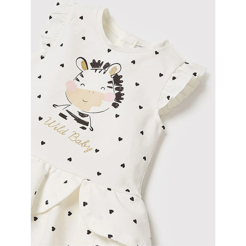 Mameluco Pañalero Para Bebe Mod.1922 Crudo Marca Mayoral® Crudo 9 Meses