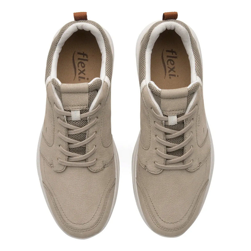 Tenis Casual Para Hombre Con Estabilidad Mod.403020 Flexi® Arena Lisa 28.5 Mx