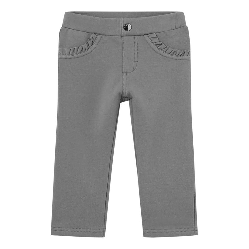 Pantalón Legging Para Niña Mod.560 Marca Mayoral® Acero Liso 18 Meses