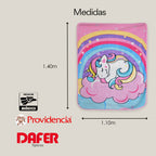 Cunero Raschel 140x110cm Providencia® Bébes Animados