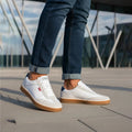 Tenis Pavel Casual Para Hombre Mod.l2126591 Marca Levís® Blanco Lisa 7,5 Mx