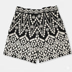 Short Casual Bordado Étnico Para Mujer Sg00148 Ferriano® Multicolor Étnico Ch