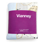 Edre Colcha Novo Málaga King Size Conforter Marca Vianney® Azul Málaga