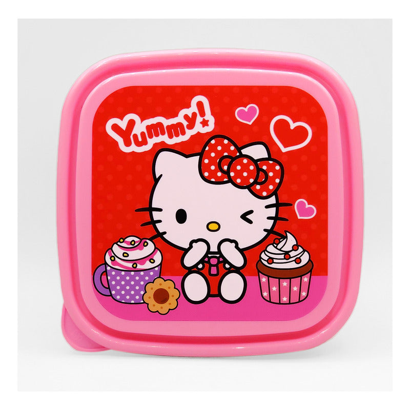 Recipiente Infantil Escolar Para Comida Diseños Varios