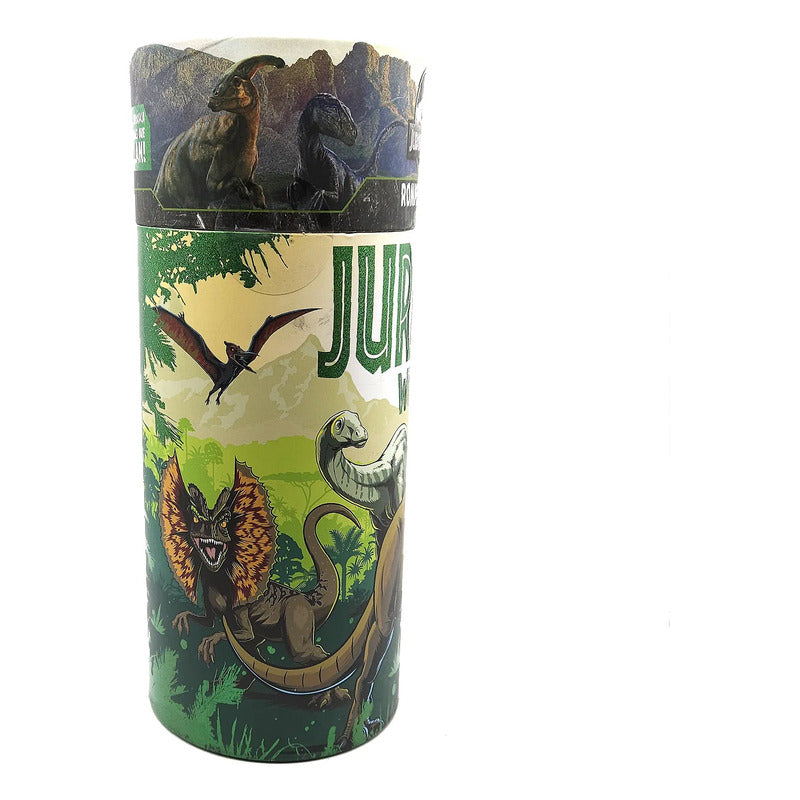 Rompecabezas Cilindro 60 Pz Jurassic World Marca Novelty®