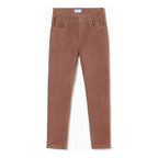 Pantalón De Pana Para Niña Mod.7589 Marca Mayoral® Coral Oscuro Liso 10