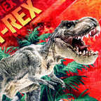 Cobertor Ligero Super Suave Matrimonial Diseños Providencia® T- Rex 850 G Multicolor