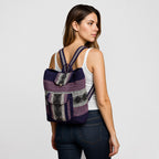 Mochila Artesanal Tejida Tipo Morral Con Bolsillo Frontal 10kg