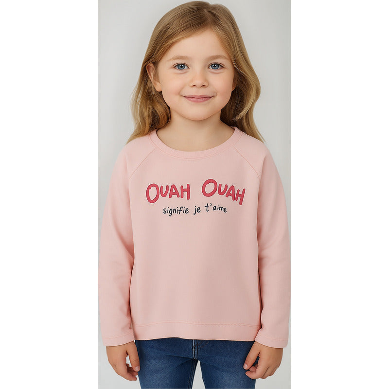 Sueter De Niña Con Estampado Mod.226-6021al Marca Losan®