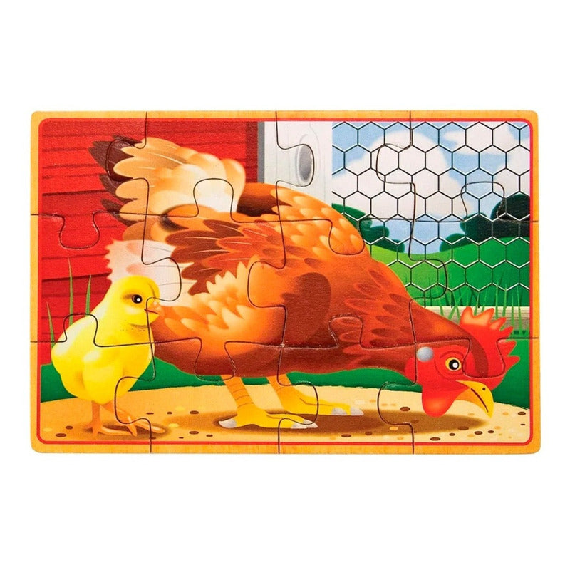 Rompecabezas De Animales 4 En 1 Marca Melissa & Doug®