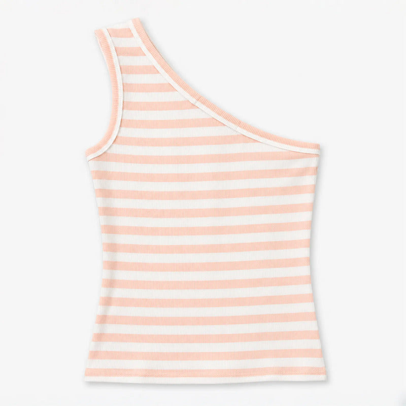 Blusa Casual Para Mujer Mod. 35-26 Marca London Fashion® Multicolor Rayas Ch