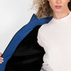 Chamarra Para Mujer Mod.dw89-pol7888 Marca Greenlander® Azul 1xg Lisa