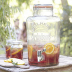 Dispensador De Bebidas Con Canilla Vintaje 5l Marca Kilner® Transparente