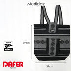 Mochila Artesanal Tejida Tipo Morral Con Bolsillo Frontal 10kg