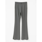 Conjunto Casual Chaleco + Pantalón Mod. Ip9098 Marca Iris® Gris Oscuro Lisa G
