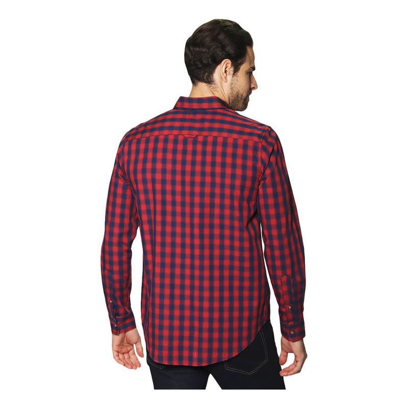 Camisa Para Hombre Regular Fit Mod. B45104 Marca Bobois®
