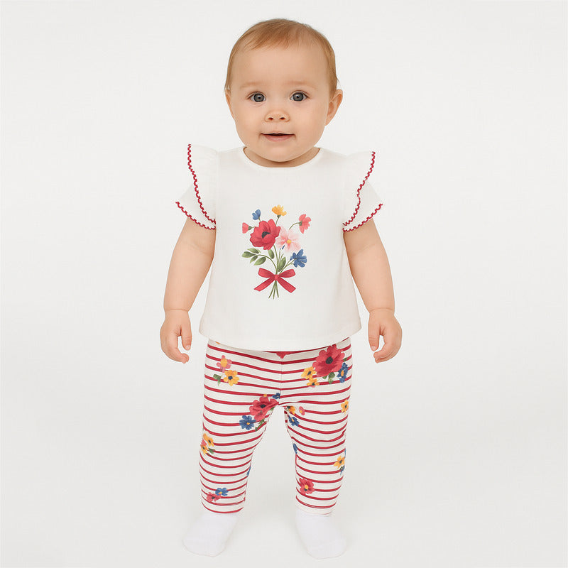 Conjunto Para Bebe Pantalón + Blusa Marca Mayoral®