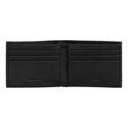 Billetera De Hombre Bifold Mod.87522-0090 Marca Levi's® Negro Liso