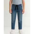 Pantalón Jogger De Niño Con Cordón Mod.3564 Marca Mayoral® Azul Acero Liso 2 Años