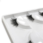 Pestañas Postizas En Tira 5 Pares Marca Kfer Valtierra® Negro Teddy C 1.5 Cm