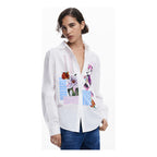 Camisa Minnie Mouse Para Mujer 25swcw24/1000 Desigual® Blanco Minnie Mouse Xs