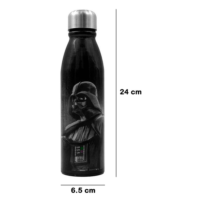 Botella Ligera Para Agua De Aluminio Practica 600ml