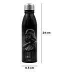 Botella Ligera Para Agua De Aluminio Practica 600ml