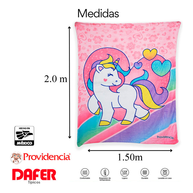 Frazada Individual Suave Infantil 1.50x2m Providencia®