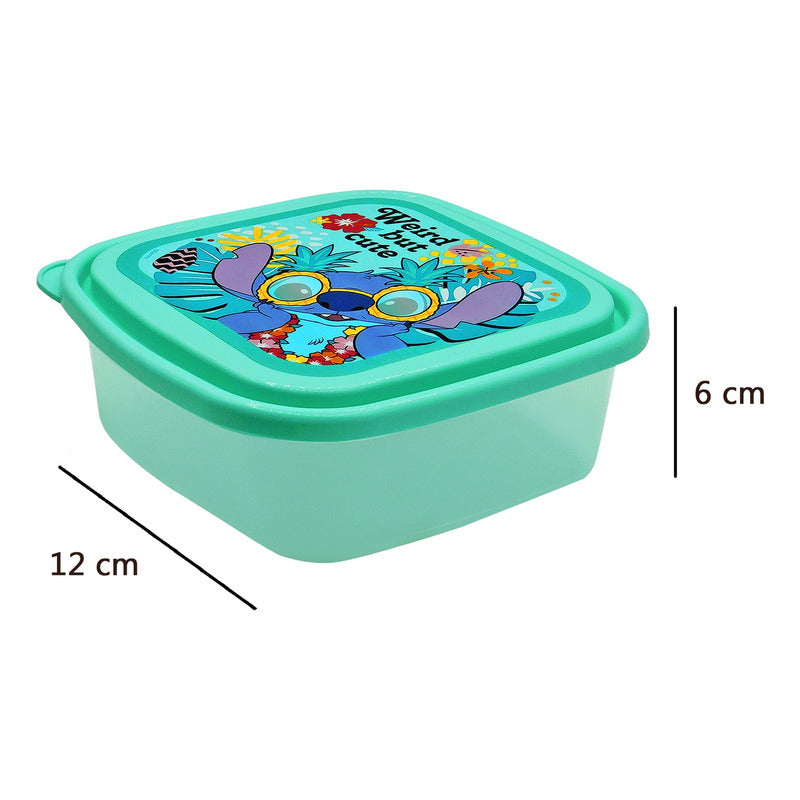 Recipiente Infantil Escolar Para Comida Diseños Varios