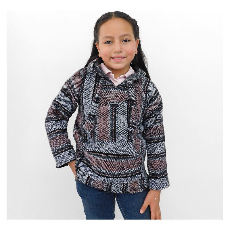 Sudadera Canguro Artesanal De Jerga Infantil