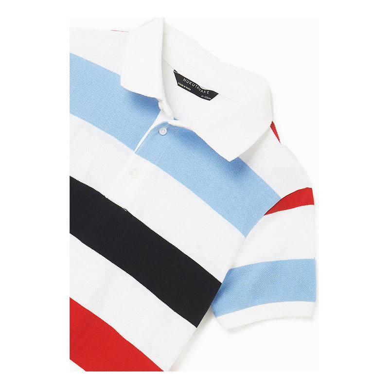 Camisa Tipo Polo Para Niño Mod.6101 Marca Mayoral® Multicolor Rayas 14