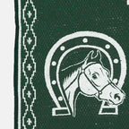 Jorongo Gaban Artesanal Mexicano Colores Verde Oscuro Herraduras Xg