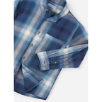 Camisa De Cuadros Para Niño Mod.4128-4127 Marca Mayoral® Azul Rayas 9