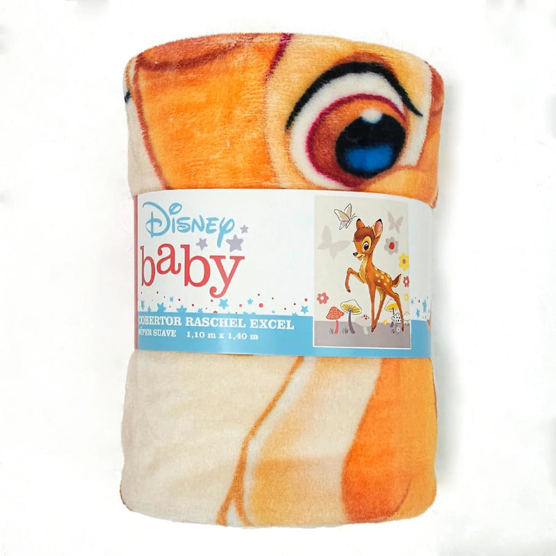 Manta De Cuna Raschel 140x110cm Dibujosanimados Providencia® Bambi 650 G Beige