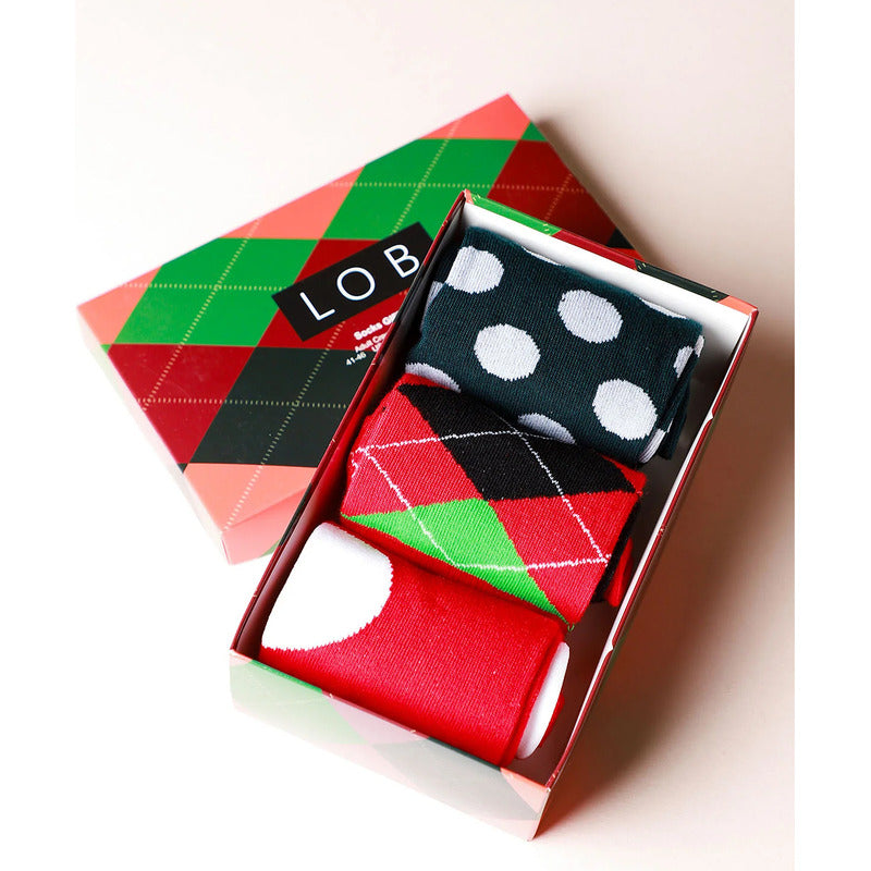 Calcetines Figuras 3pz Unisex/unitalla Marca Lob®