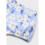Conjunto De Bebé Blusa+short Mod.1232 Marca Mayoral® Añil 12 Meses