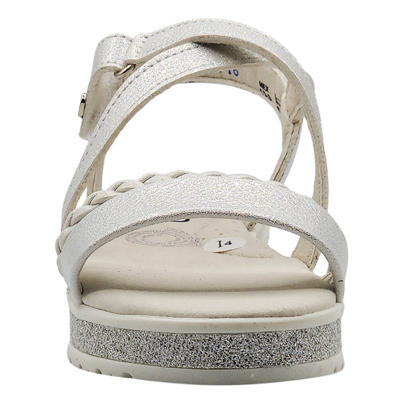 Sandalia Para Niña Mod.112316-y Marca Coqueta Y Audaz®