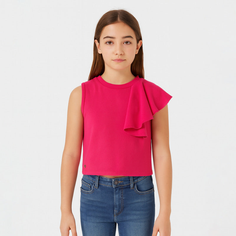 Blusa Corta Holán Para Niña Mod.6034 Marca Mayoral®